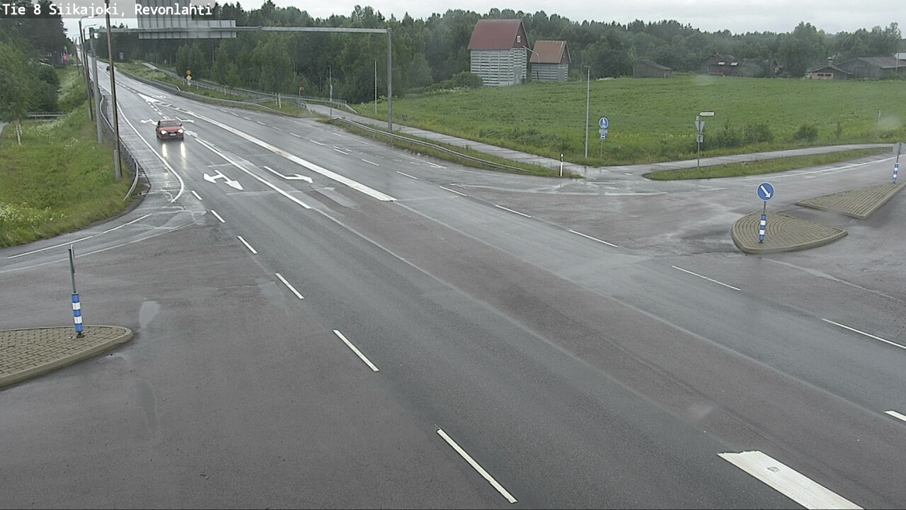 Weather Camera Image Väg 8 Siikajoki, Revolax, Siikajoki, Pohjois-Pohjanmaa