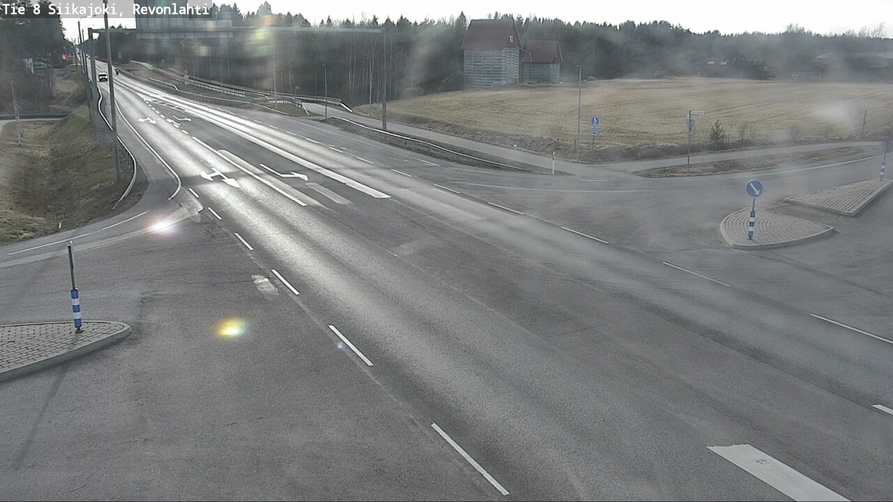 Weather Camera Image Väg 8 Siikajoki, Revolax, Siikajoki, Pohjois-Pohjanmaa