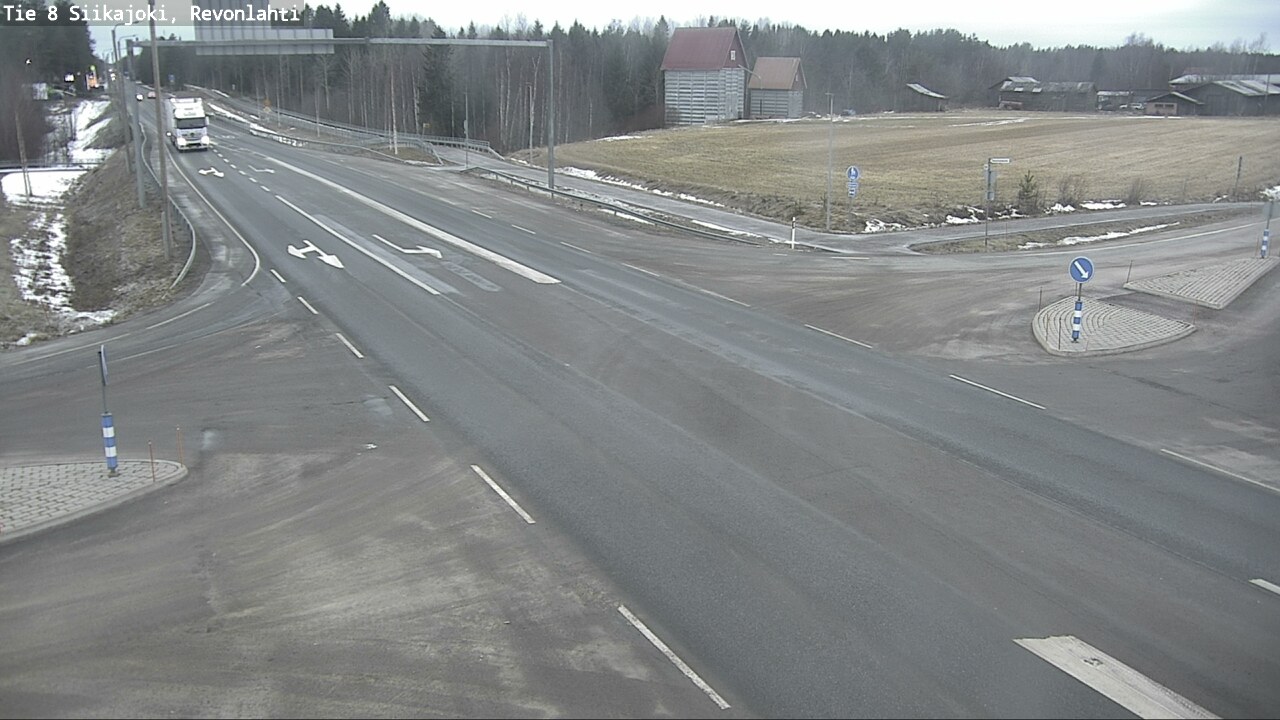 Kelikamerat Kuva Tie 8 Siikajoki, Revonlahti, Siikajoki, Pohjois-Pohjanmaa