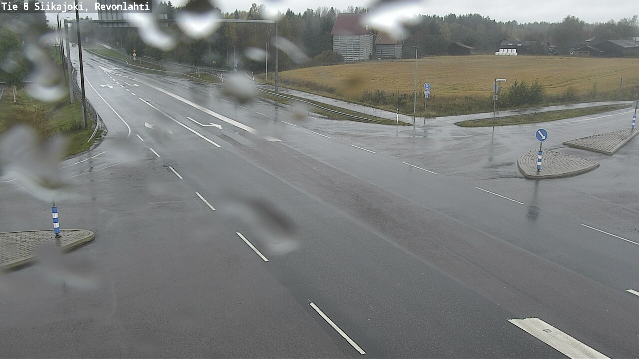 Weather Camera Image Väg 8 Siikajoki, Revolax, Siikajoki, Pohjois-Pohjanmaa