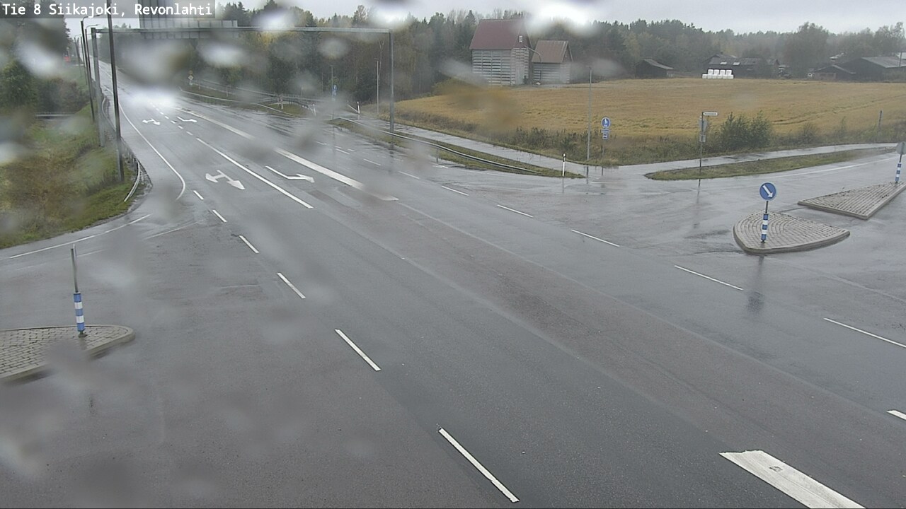 Weather Camera Image Väg 8 Siikajoki, Revolax, Siikajoki, Pohjois-Pohjanmaa