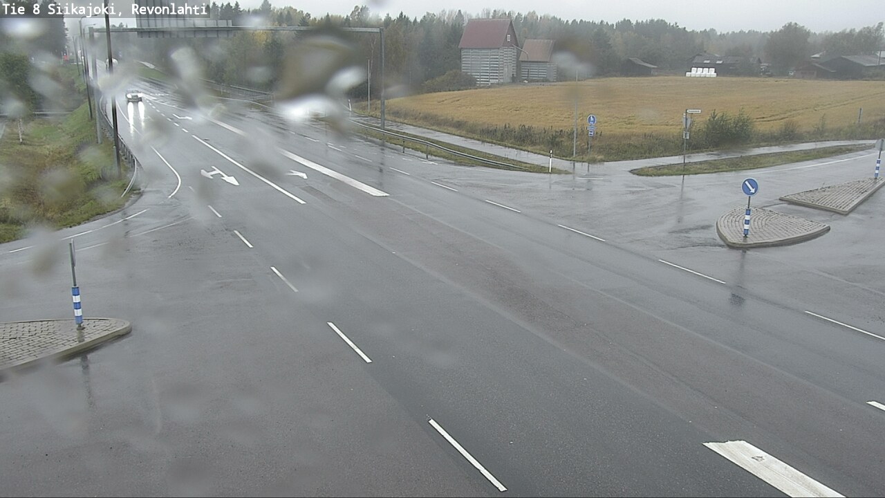 Weather Camera Image Väg 8 Siikajoki, Revolax, Siikajoki, Pohjois-Pohjanmaa