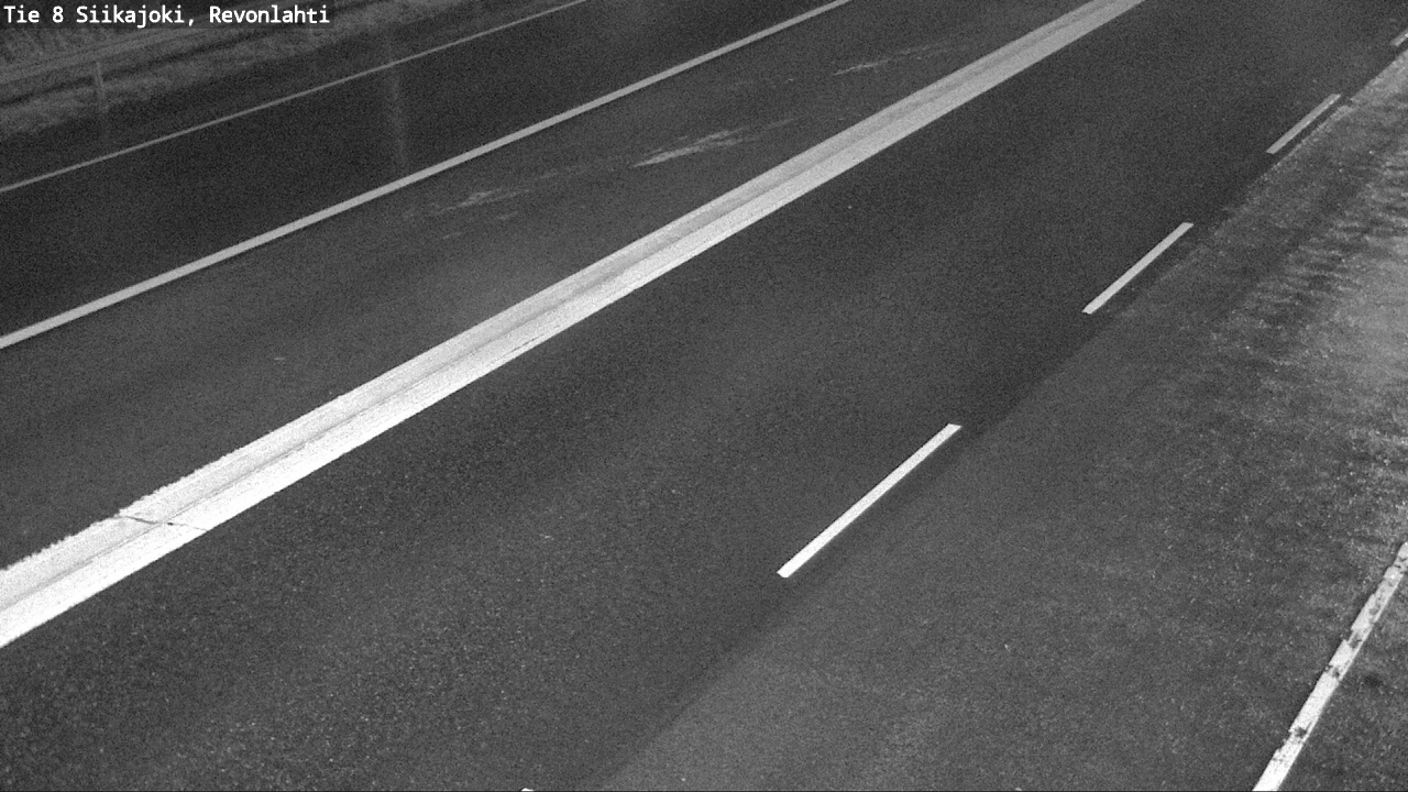 Weather Camera Image Road 8 Siikajoki, Revonlahti, Siikajoki, Pohjois-Pohjanmaa