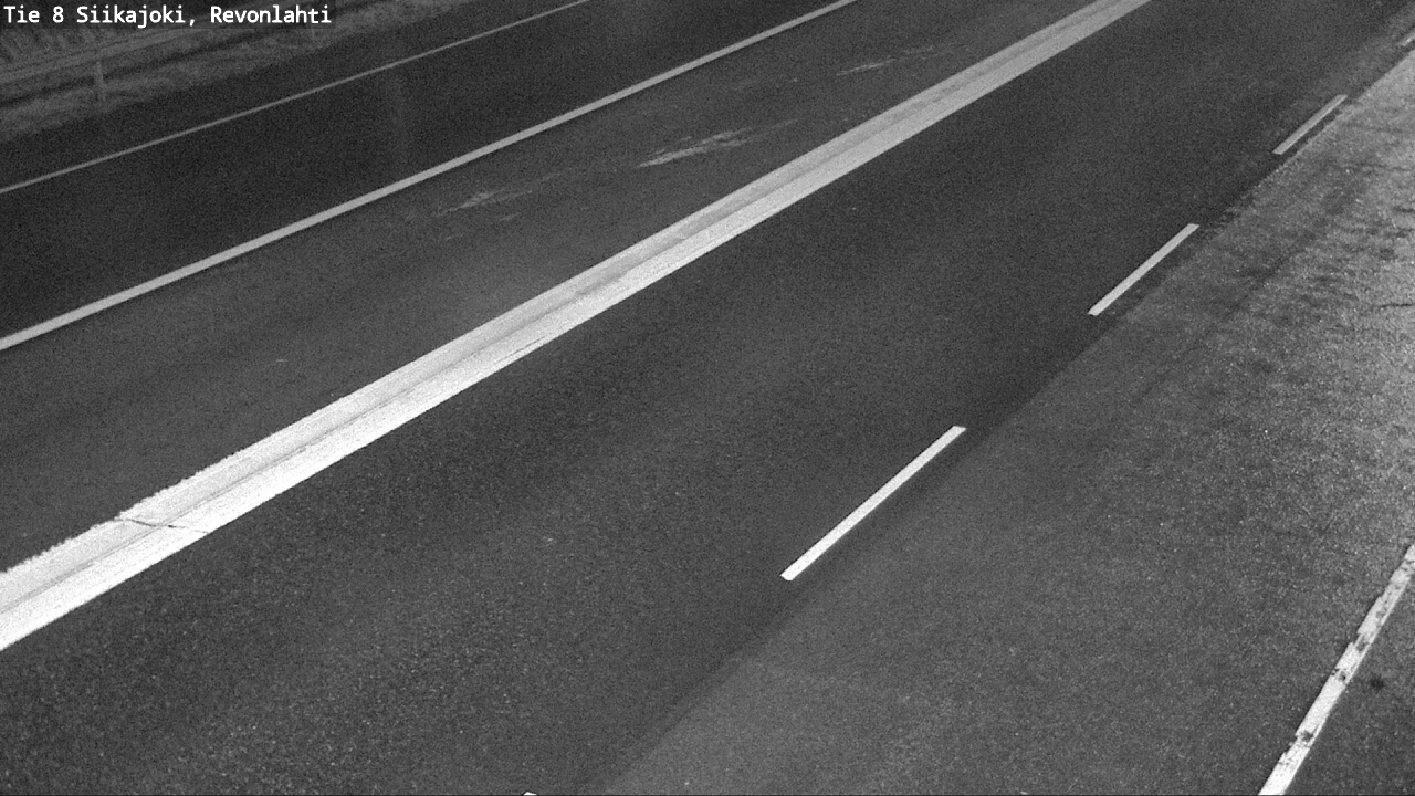 Weather Camera Image Road 8 Siikajoki, Revonlahti, Siikajoki, Pohjois-Pohjanmaa