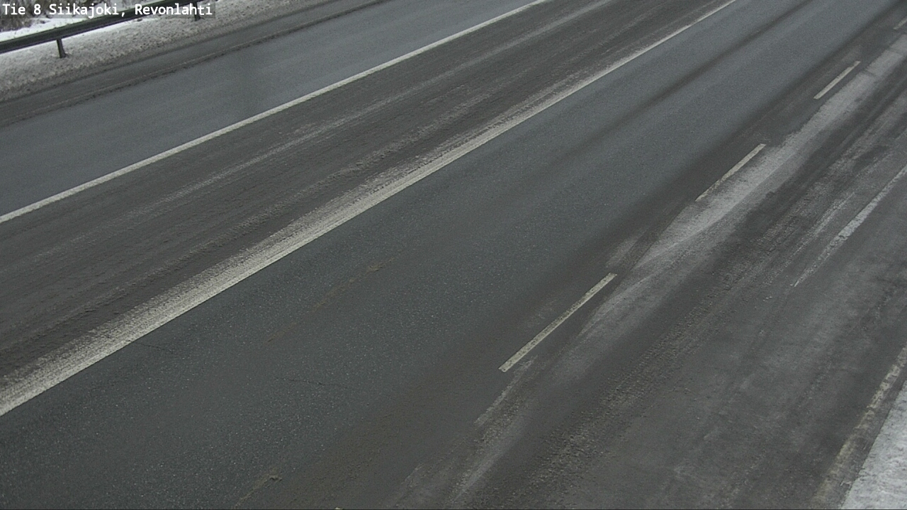 Weather Camera Image Road 8 Siikajoki, Revonlahti, Siikajoki, Pohjois-Pohjanmaa