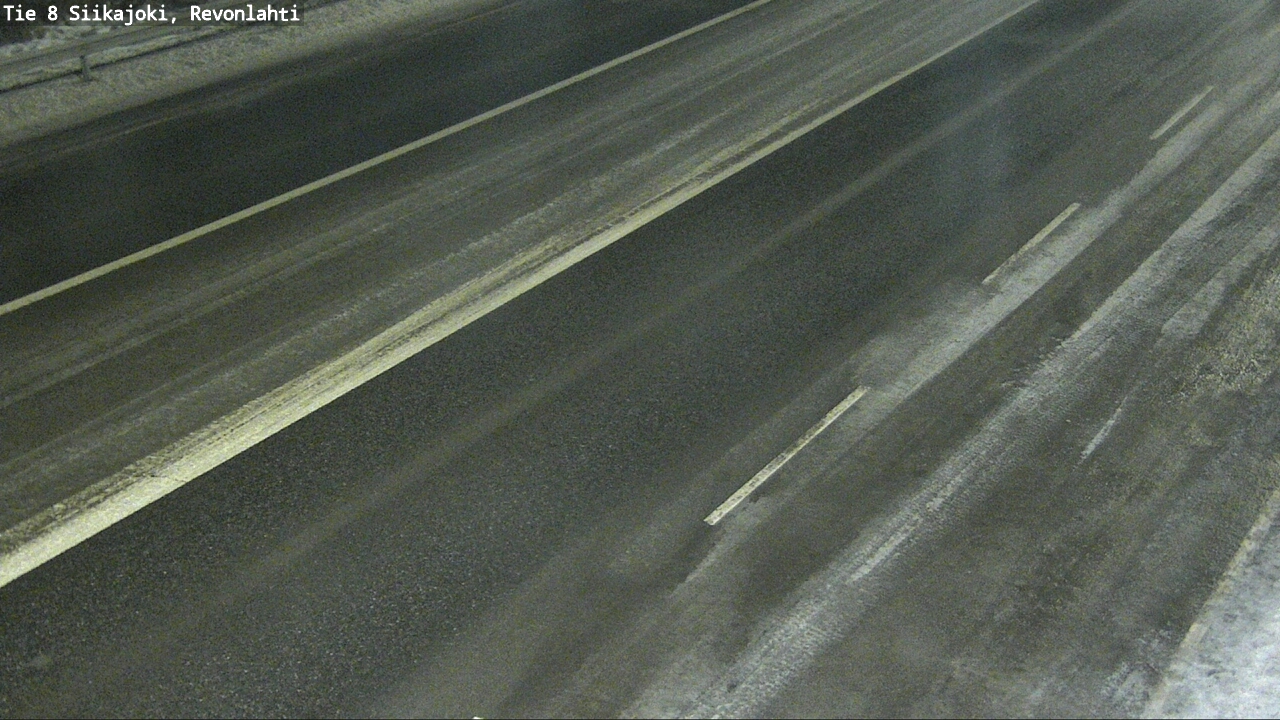Weather Camera Image Road 8 Siikajoki, Revonlahti, Siikajoki, Pohjois-Pohjanmaa