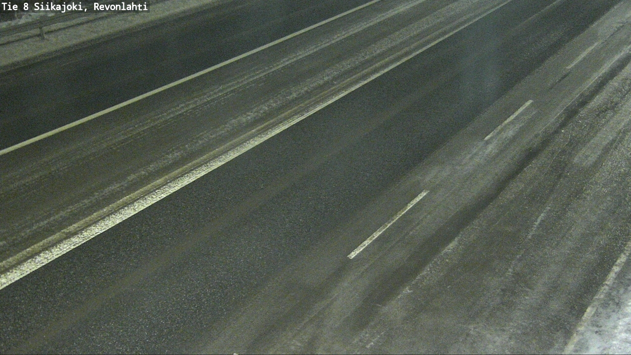 Weather Camera Image Road 8 Siikajoki, Revonlahti, Siikajoki, Pohjois-Pohjanmaa
