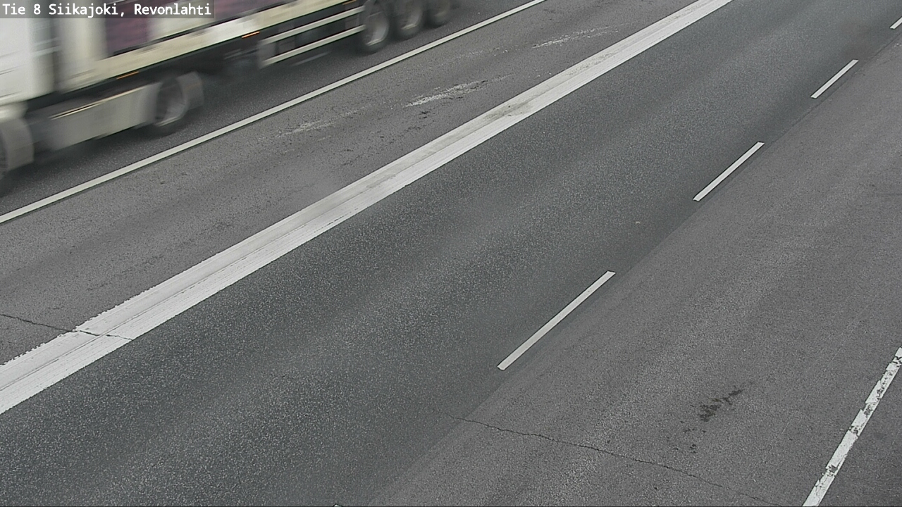 Weather Camera Image Road 8 Siikajoki, Revonlahti, Siikajoki, Pohjois-Pohjanmaa