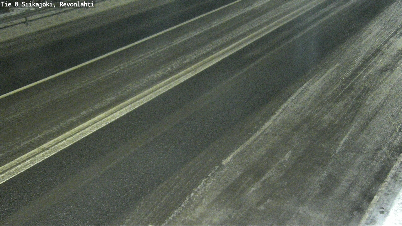 Weather Camera Image Road 8 Siikajoki, Revonlahti, Siikajoki, Pohjois-Pohjanmaa