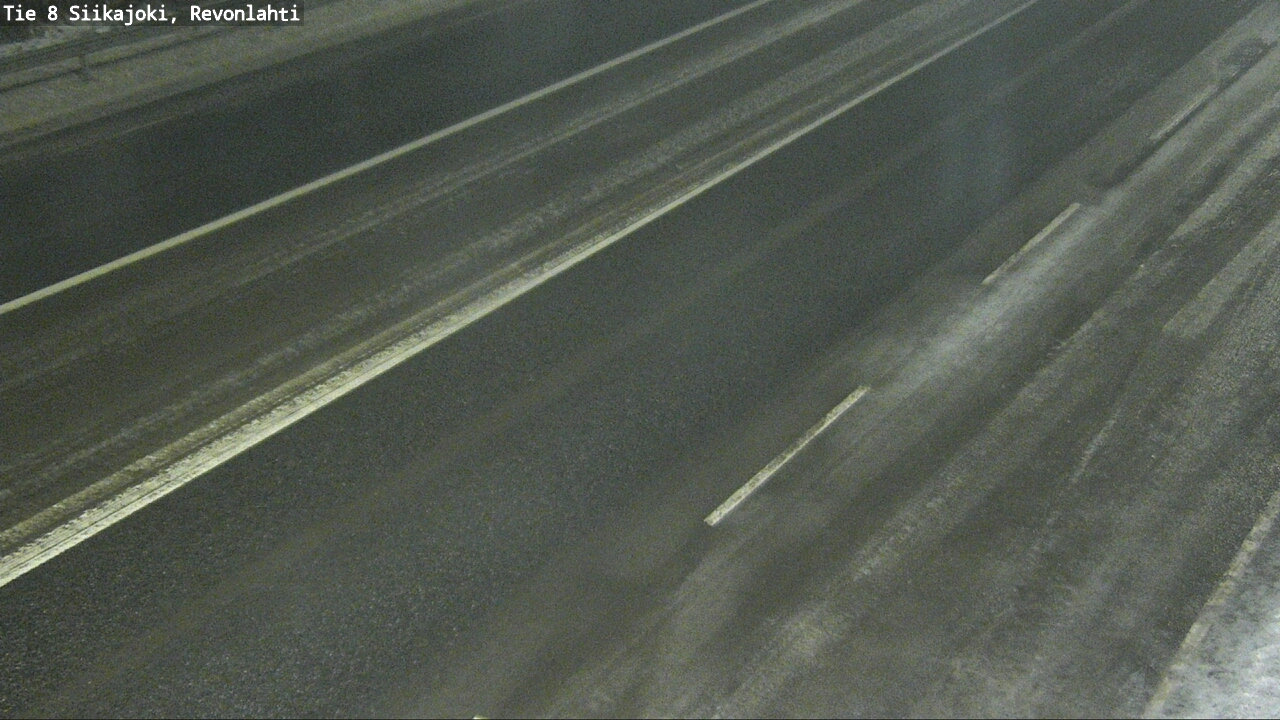Weather Camera Image Road 8 Siikajoki, Revonlahti, Siikajoki, Pohjois-Pohjanmaa