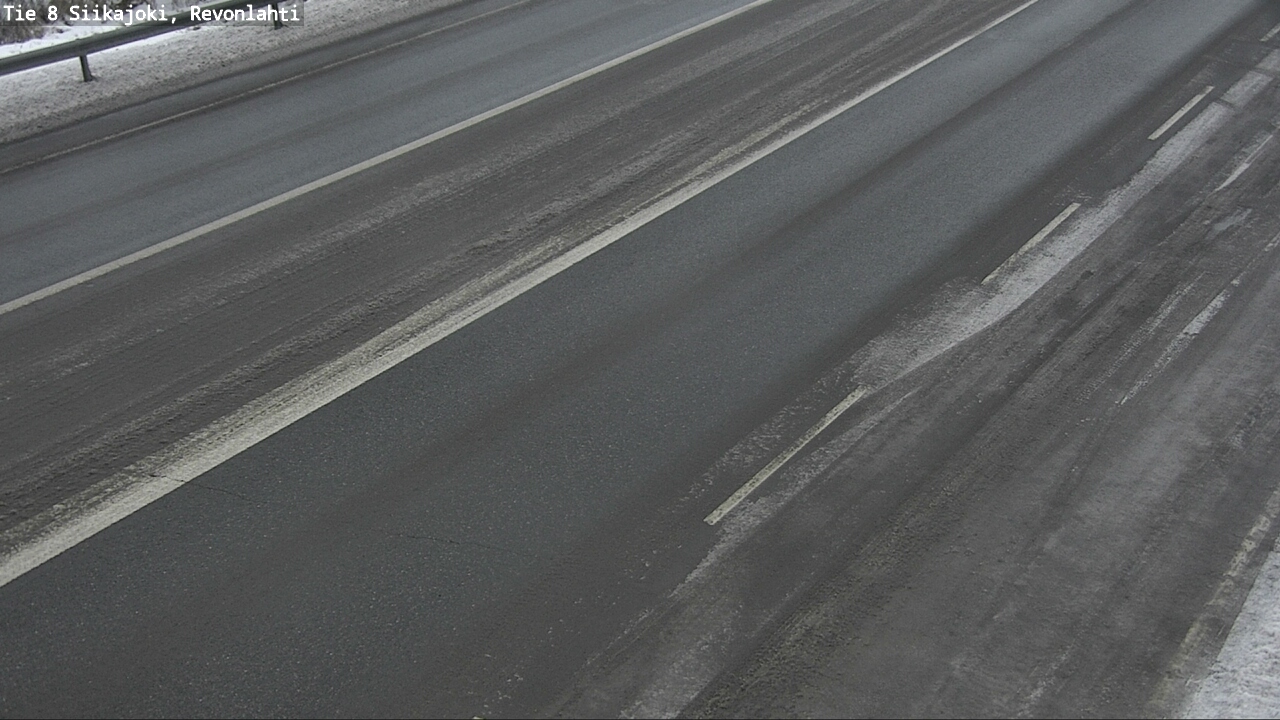 Weather Camera Image Road 8 Siikajoki, Revonlahti, Siikajoki, Pohjois-Pohjanmaa