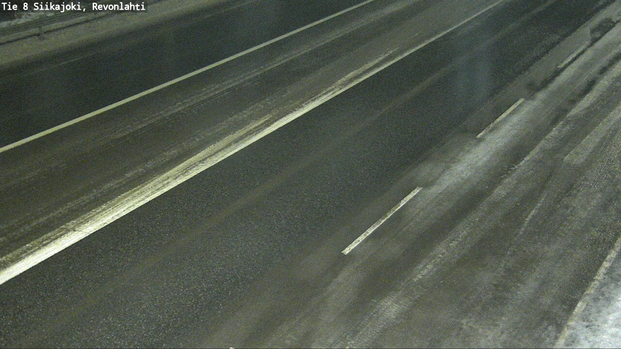 Weather Camera Image Road 8 Siikajoki, Revonlahti, Siikajoki, Pohjois-Pohjanmaa