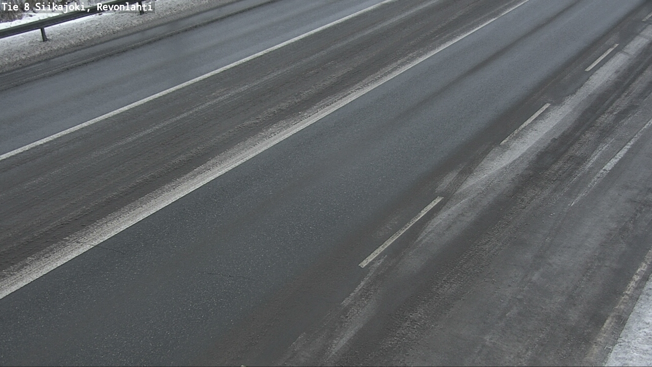 Weather Camera Image Road 8 Siikajoki, Revonlahti, Siikajoki, Pohjois-Pohjanmaa