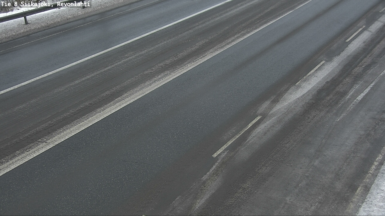 Weather Camera Image Road 8 Siikajoki, Revonlahti, Siikajoki, Pohjois-Pohjanmaa