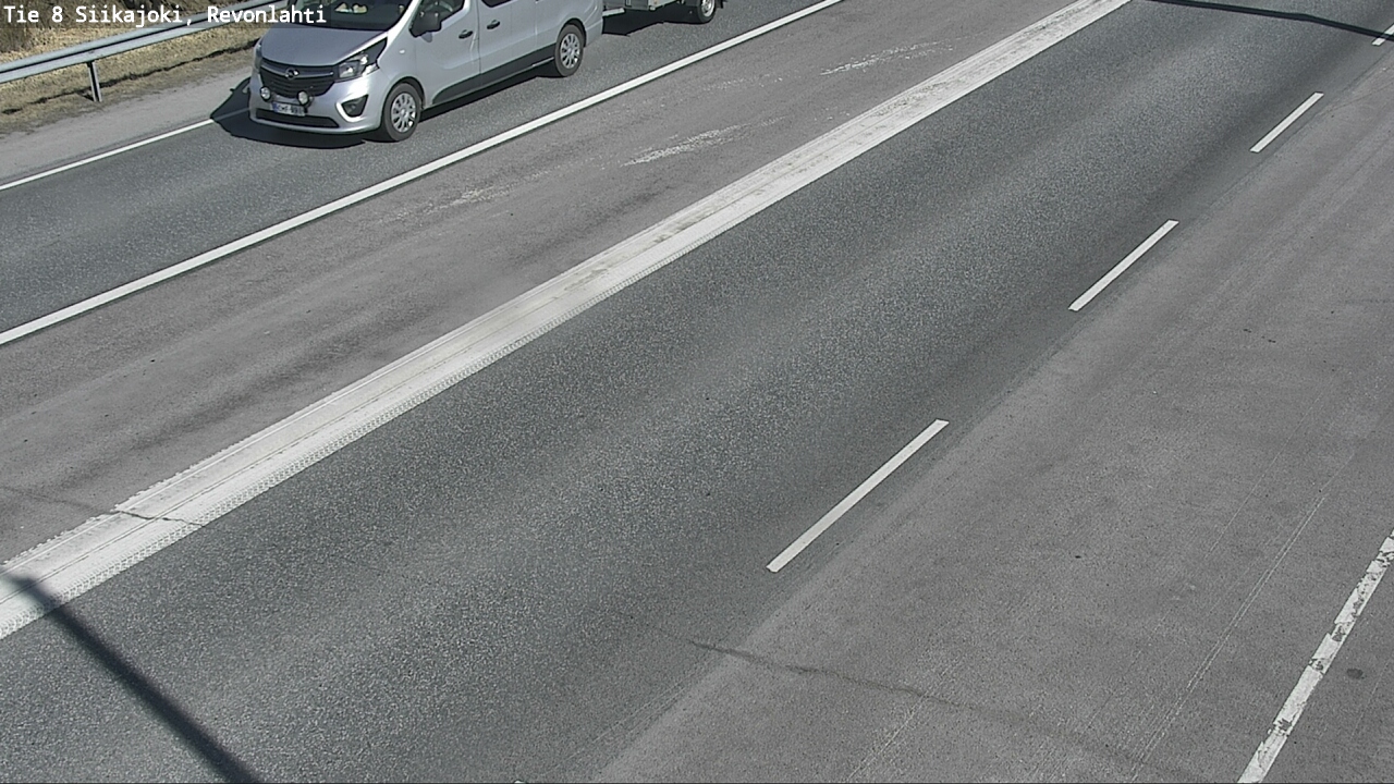 Weather Camera Image Väg 8 Siikajoki, Revolax, Siikajoki, Pohjois-Pohjanmaa