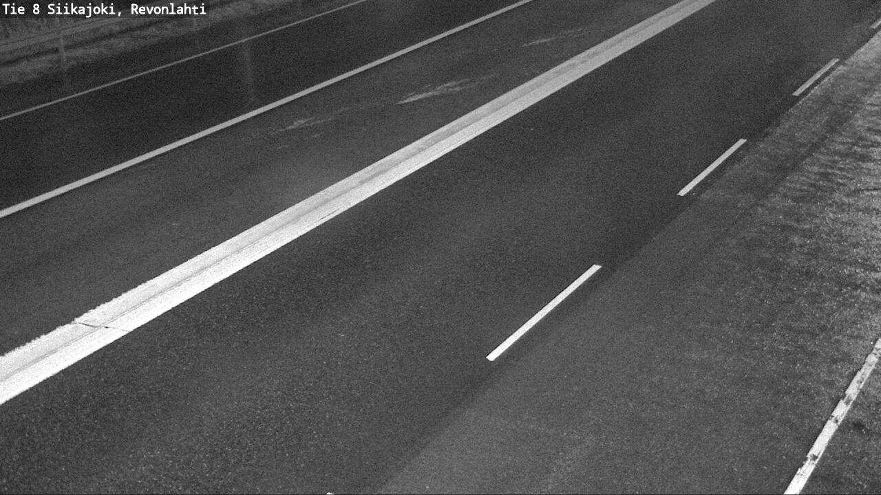 Weather Camera Image Road 8 Siikajoki, Revonlahti, Siikajoki, Pohjois-Pohjanmaa
