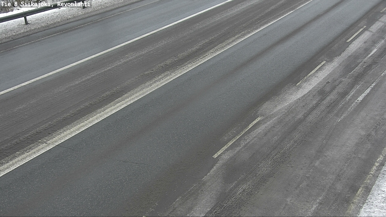 Weather Camera Image Road 8 Siikajoki, Revonlahti, Siikajoki, Pohjois-Pohjanmaa