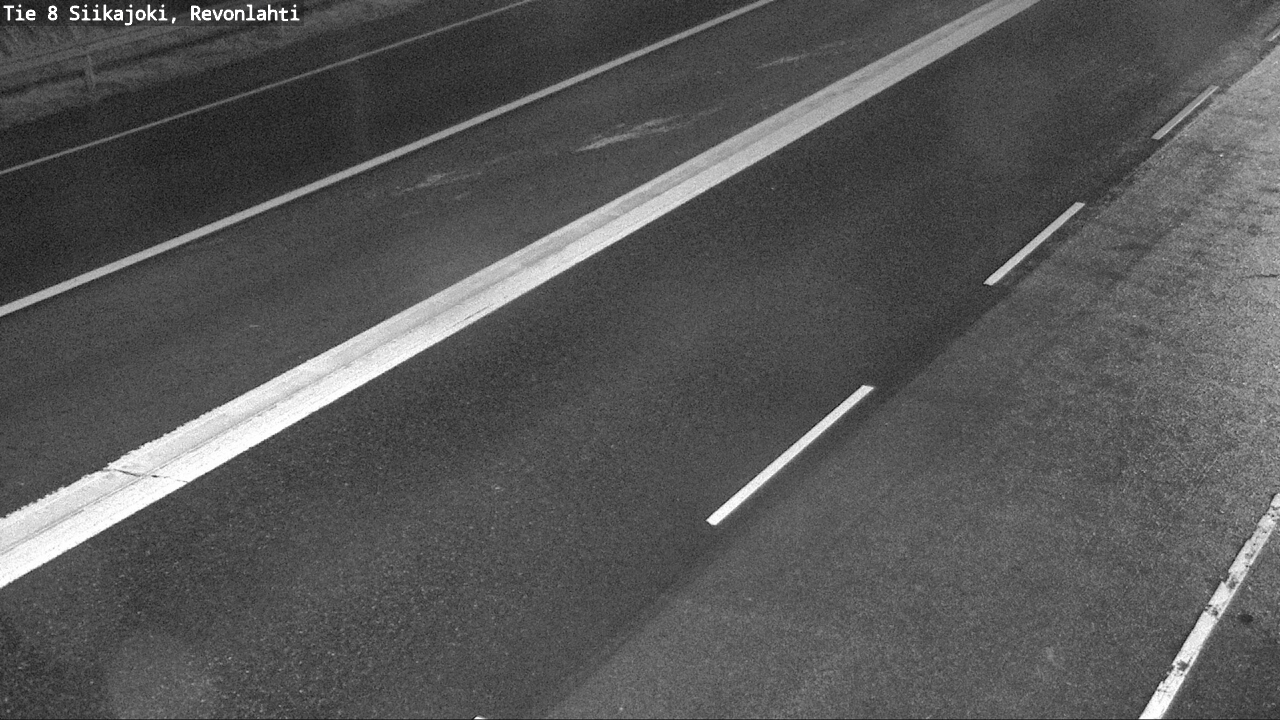 Weather Camera Image Road 8 Siikajoki, Revonlahti, Siikajoki, Pohjois-Pohjanmaa