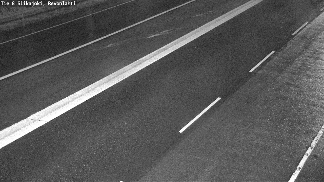 Weather Camera Image Road 8 Siikajoki, Revonlahti, Siikajoki, Pohjois-Pohjanmaa