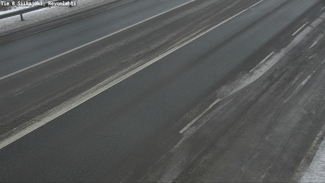 Weather Camera Image Road 8 Siikajoki, Revonlahti, Siikajoki, Pohjois-Pohjanmaa