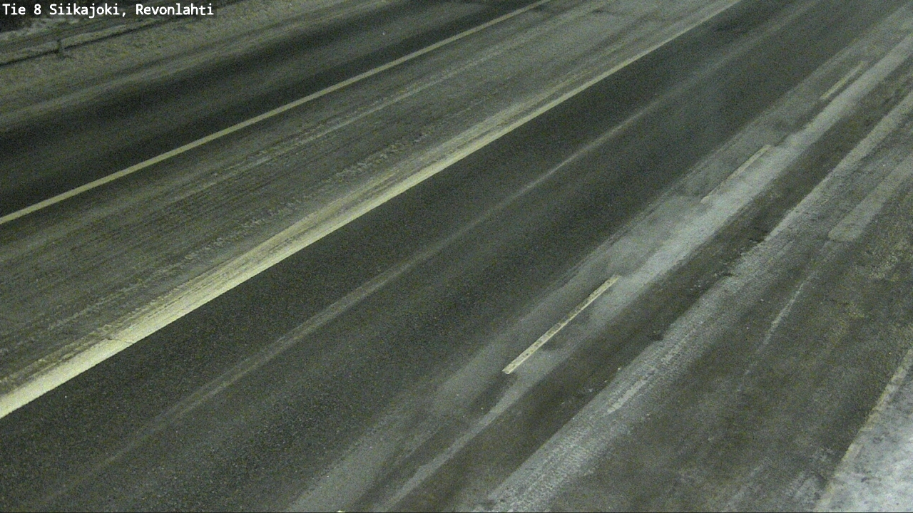 Weather Camera Image Road 8 Siikajoki, Revonlahti, Siikajoki, Pohjois-Pohjanmaa