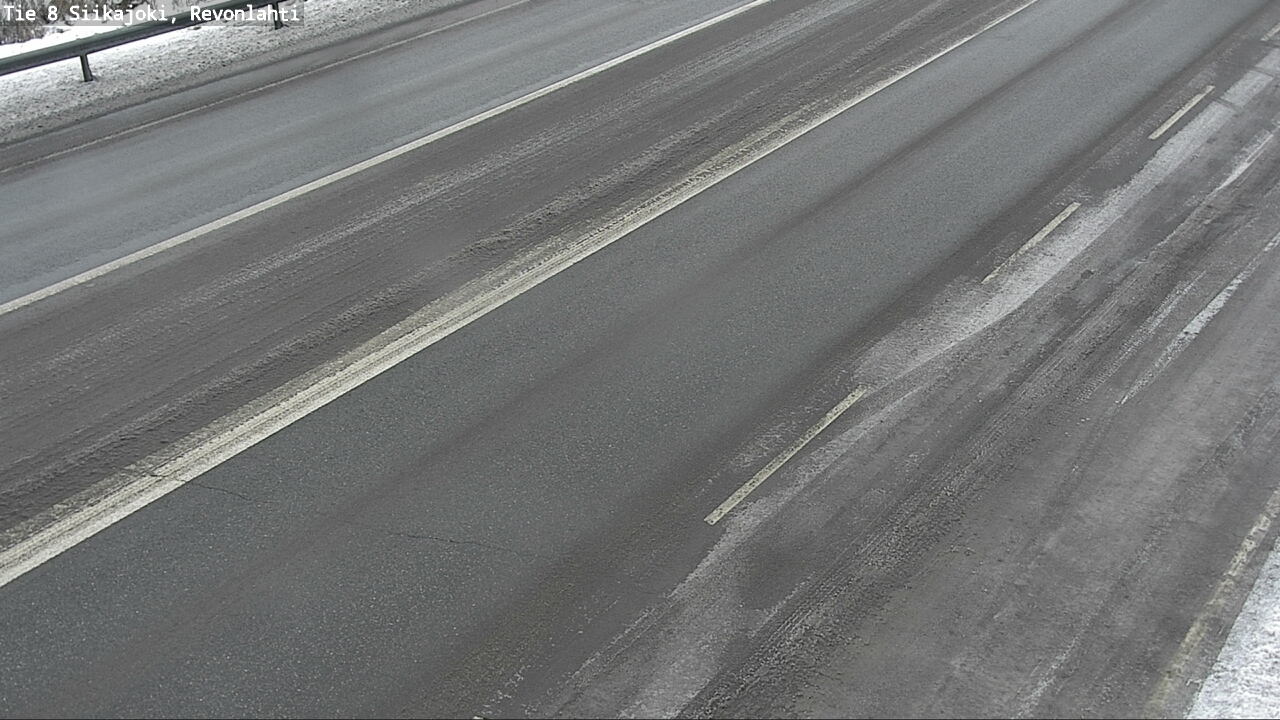 Weather Camera Image Road 8 Siikajoki, Revonlahti, Siikajoki, Pohjois-Pohjanmaa