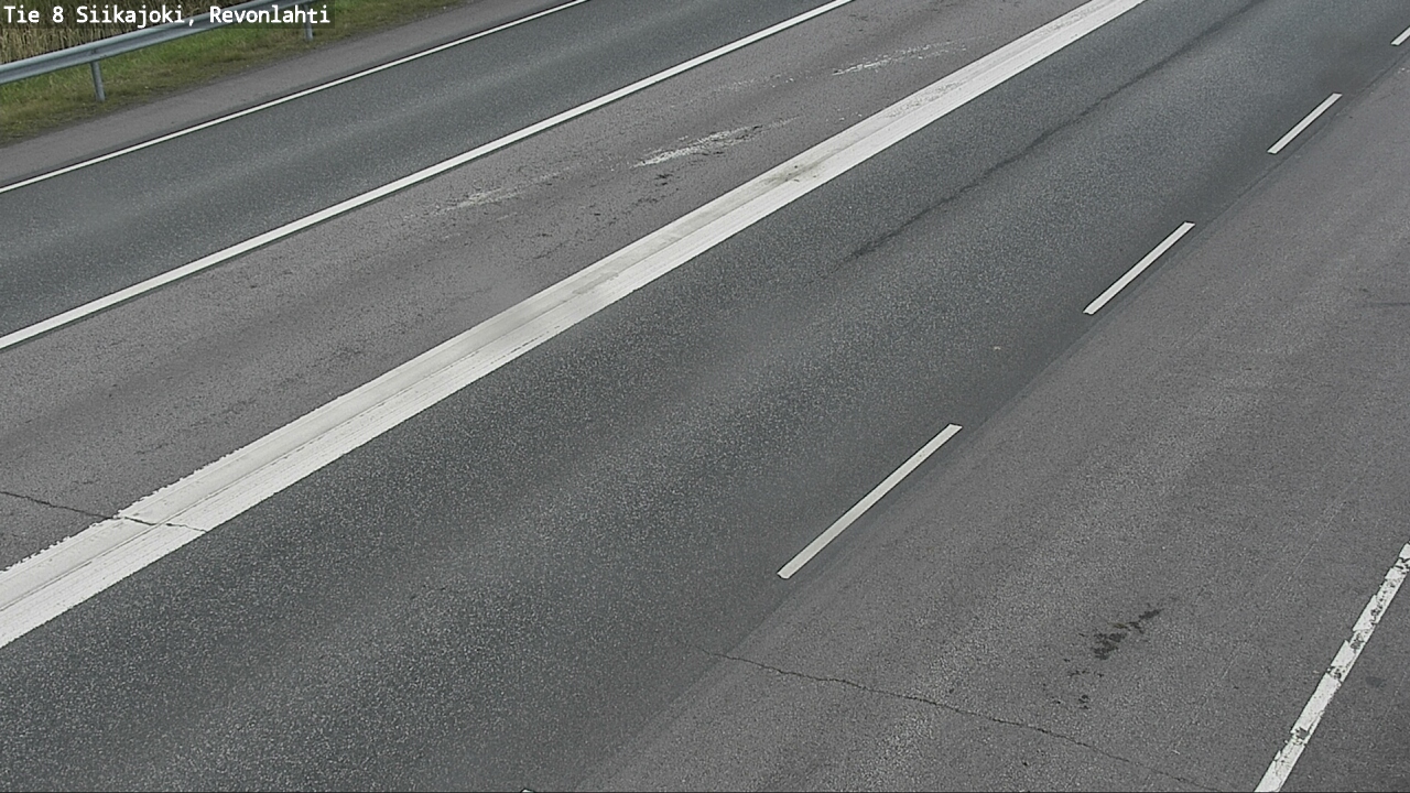 Weather Camera Image Road 8 Siikajoki, Revonlahti, Siikajoki, Pohjois-Pohjanmaa