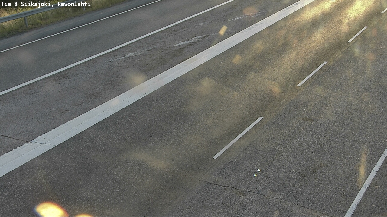 Weather Camera Image Väg 8 Siikajoki, Revolax, Siikajoki, Pohjois-Pohjanmaa