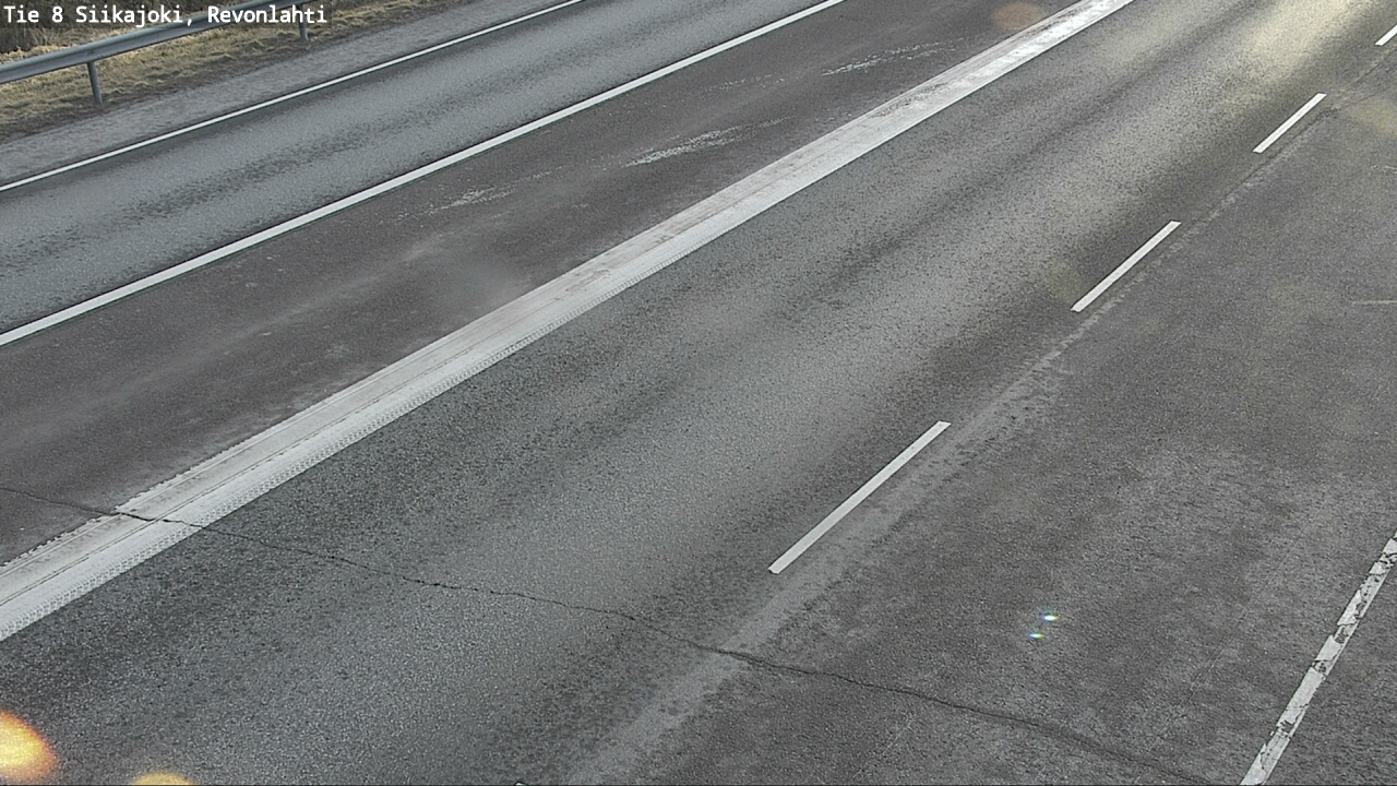 Weather Camera Image Väg 8 Siikajoki, Revolax, Siikajoki, Pohjois-Pohjanmaa