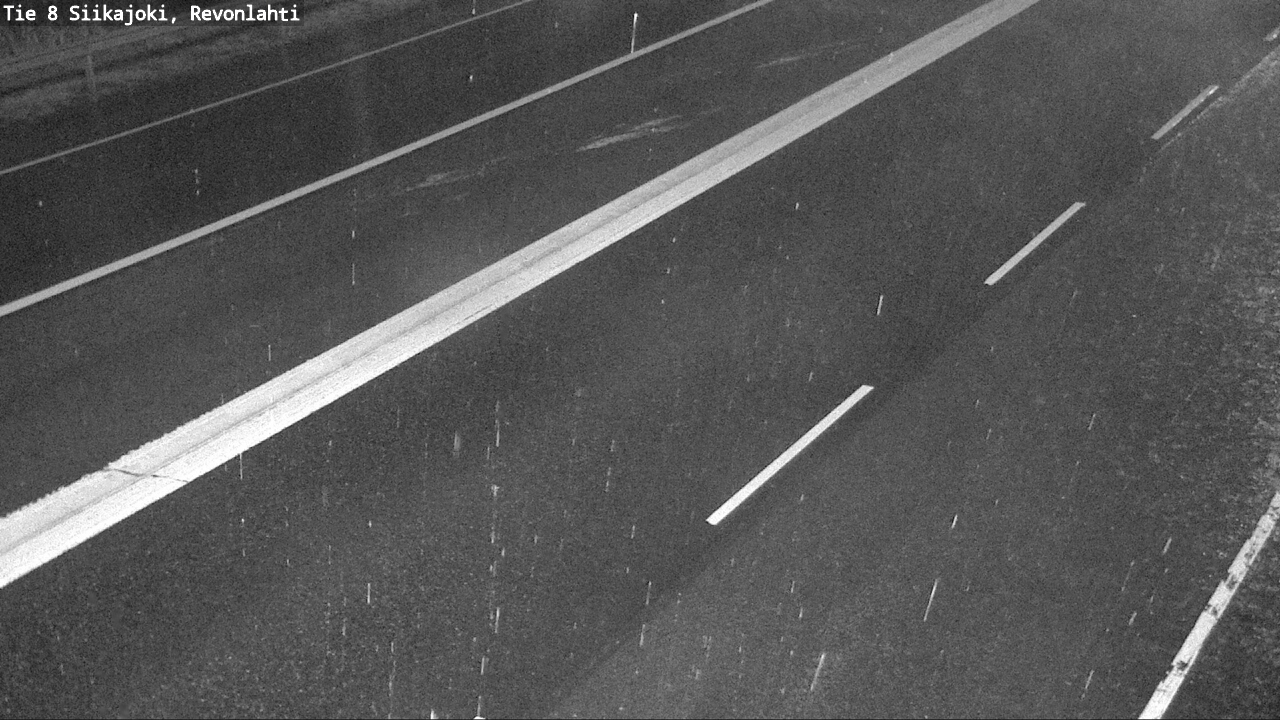 Weather Camera Image Road 8 Siikajoki, Revonlahti, Siikajoki, Pohjois-Pohjanmaa