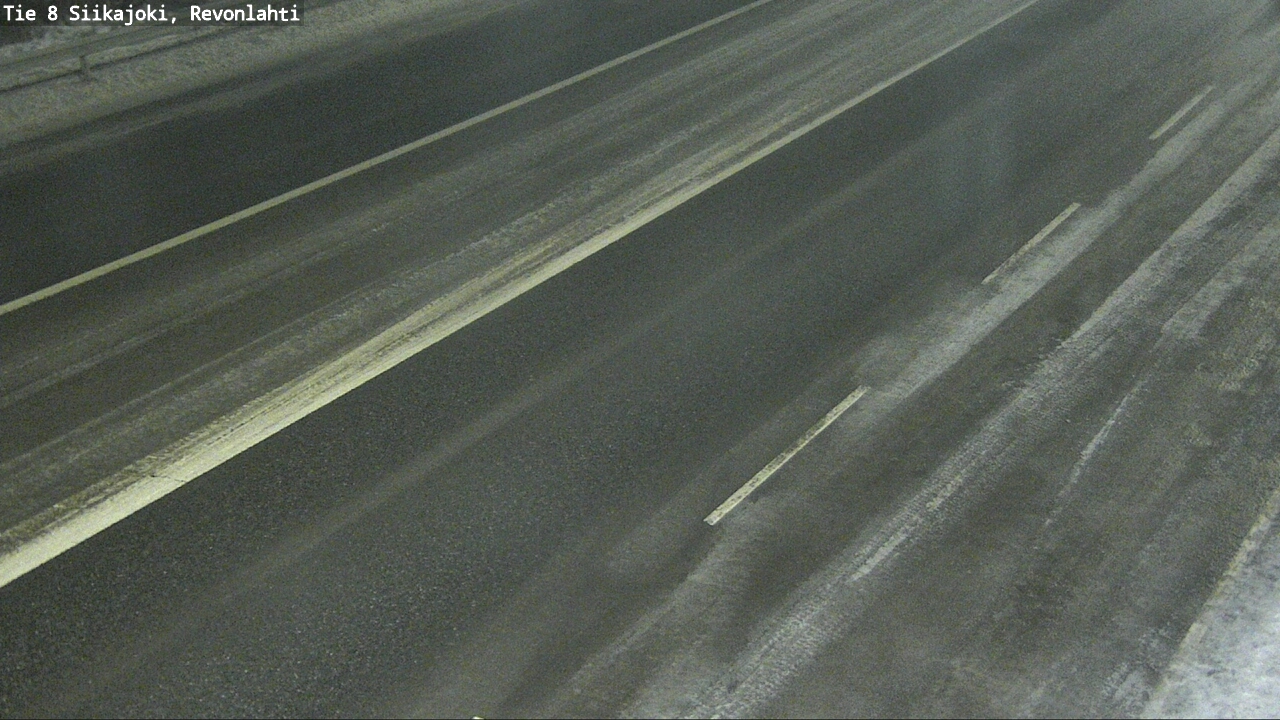 Weather Camera Image Road 8 Siikajoki, Revonlahti, Siikajoki, Pohjois-Pohjanmaa