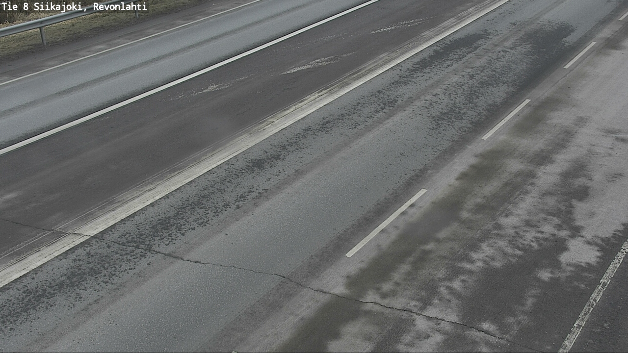 Weather Camera Image Road 8 Siikajoki, Revonlahti, Siikajoki, Pohjois-Pohjanmaa