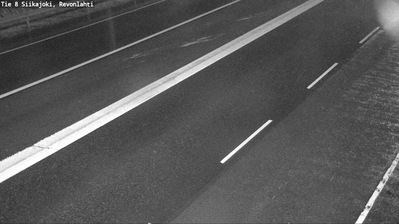 Weather Camera Image Road 8 Siikajoki, Revonlahti, Siikajoki, Pohjois-Pohjanmaa