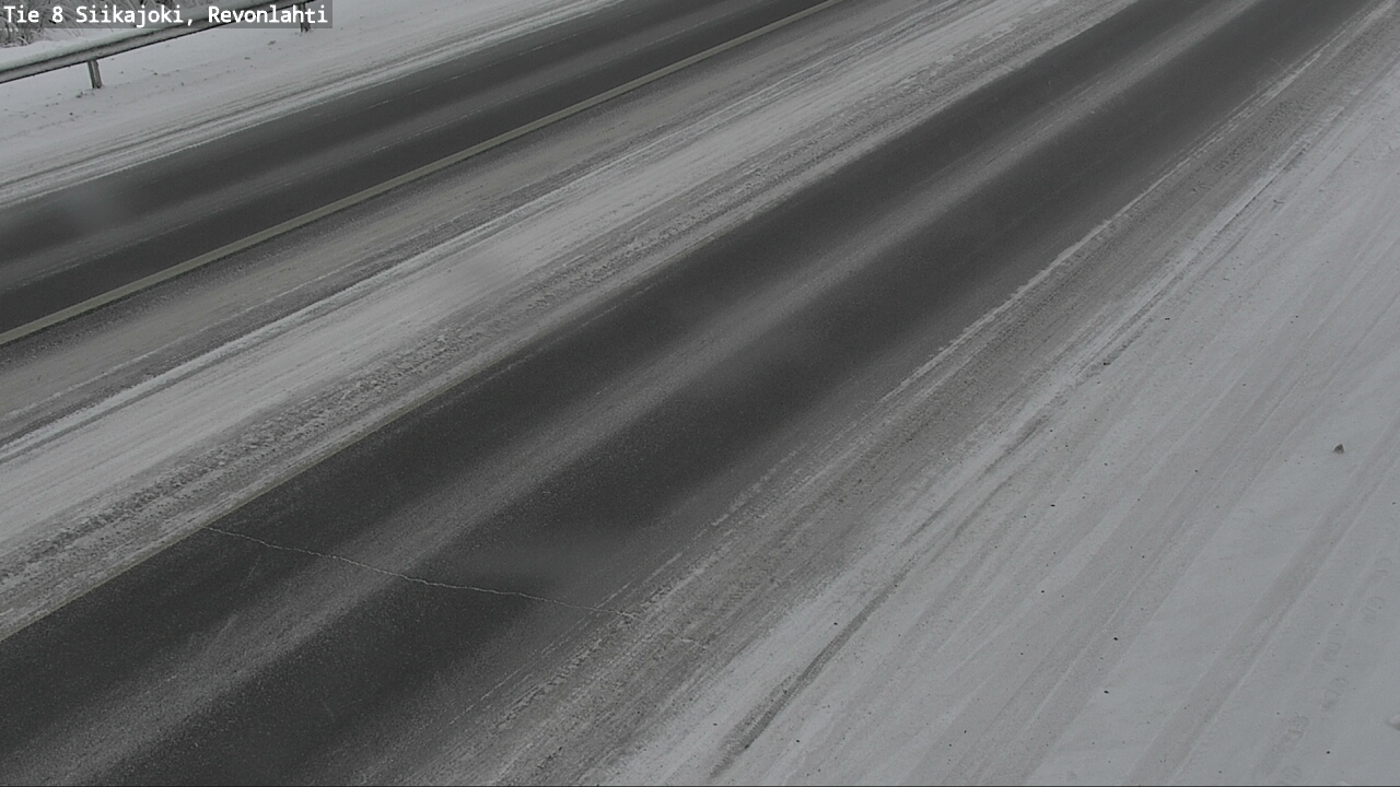 Weather Camera Image Road 8 Siikajoki, Revonlahti, Siikajoki, Pohjois-Pohjanmaa