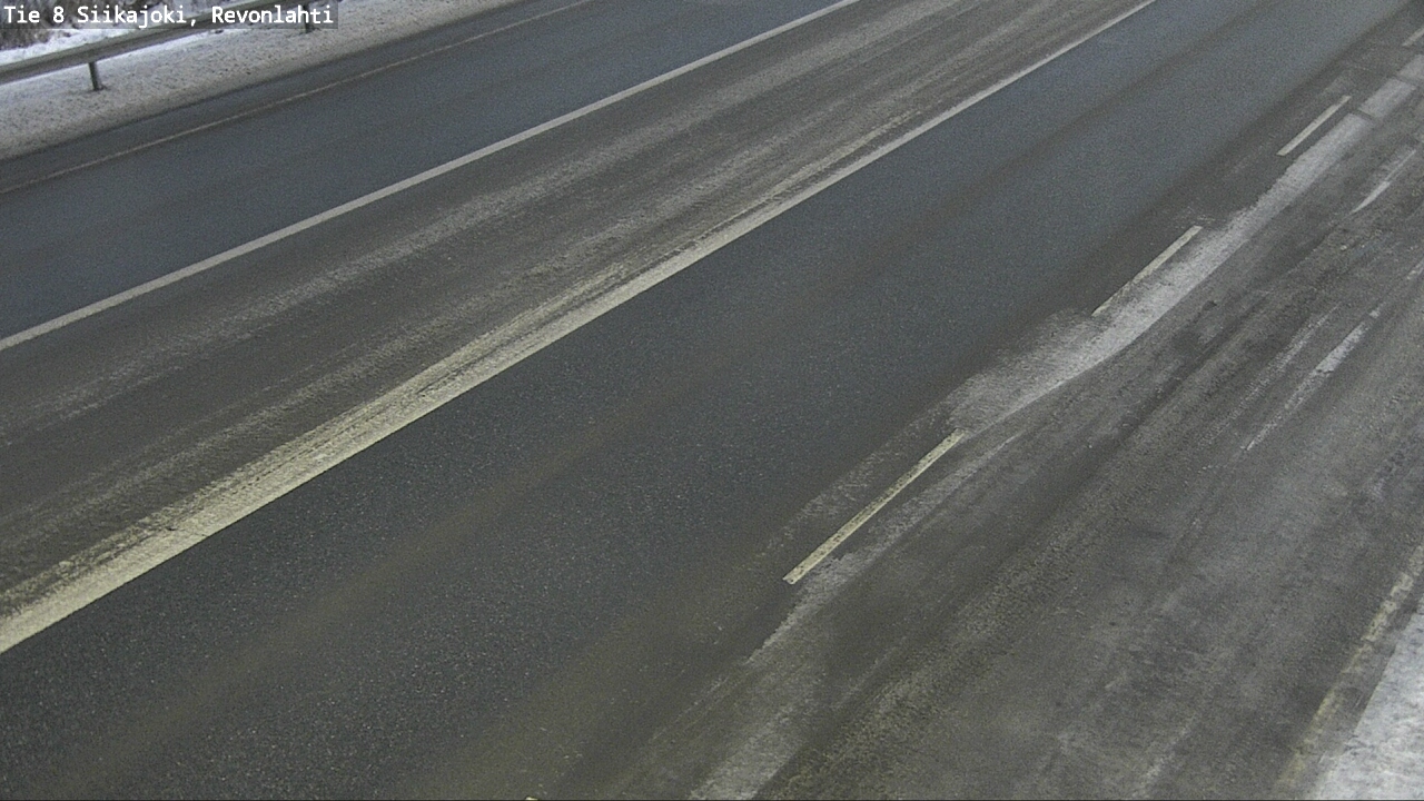 Weather Camera Image Road 8 Siikajoki, Revonlahti, Siikajoki, Pohjois-Pohjanmaa