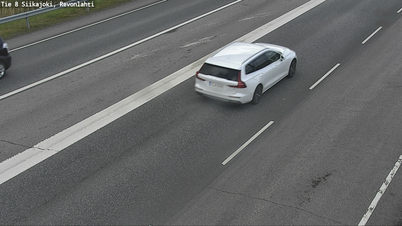 Weather Camera Image Road 8 Siikajoki, Revonlahti, Siikajoki, Pohjois-Pohjanmaa