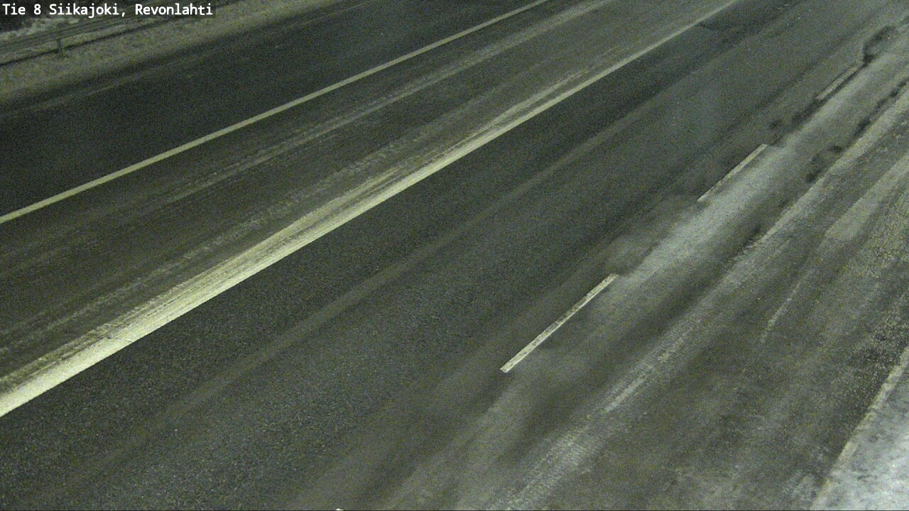 Weather Camera Image Road 8 Siikajoki, Revonlahti, Siikajoki, Pohjois-Pohjanmaa