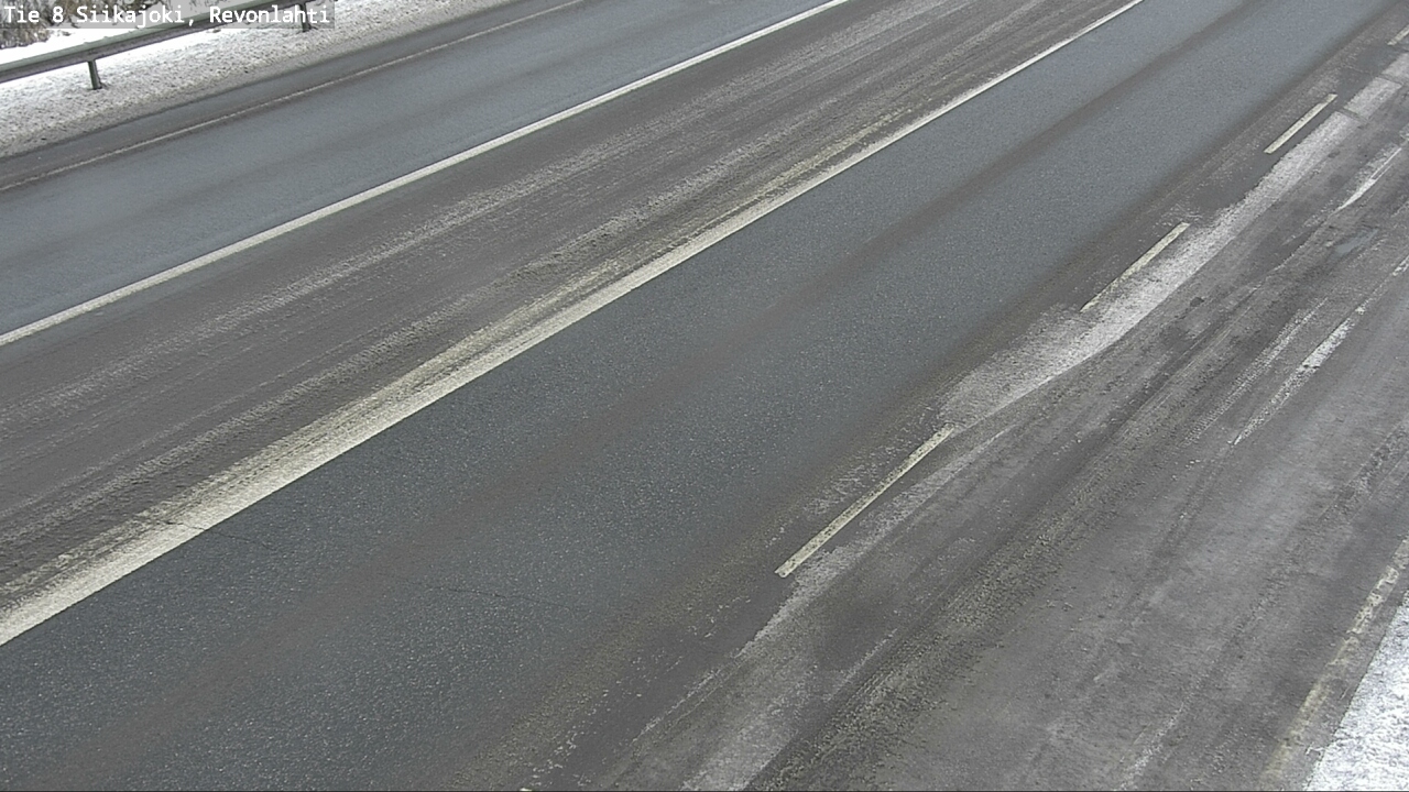 Weather Camera Image Road 8 Siikajoki, Revonlahti, Siikajoki, Pohjois-Pohjanmaa