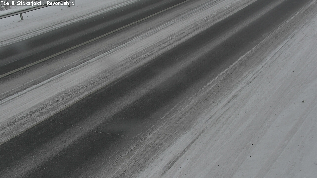 Weather Camera Image Road 8 Siikajoki, Revonlahti, Siikajoki, Pohjois-Pohjanmaa