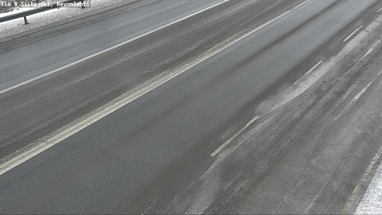 Weather Camera Image Road 8 Siikajoki, Revonlahti, Siikajoki, Pohjois-Pohjanmaa