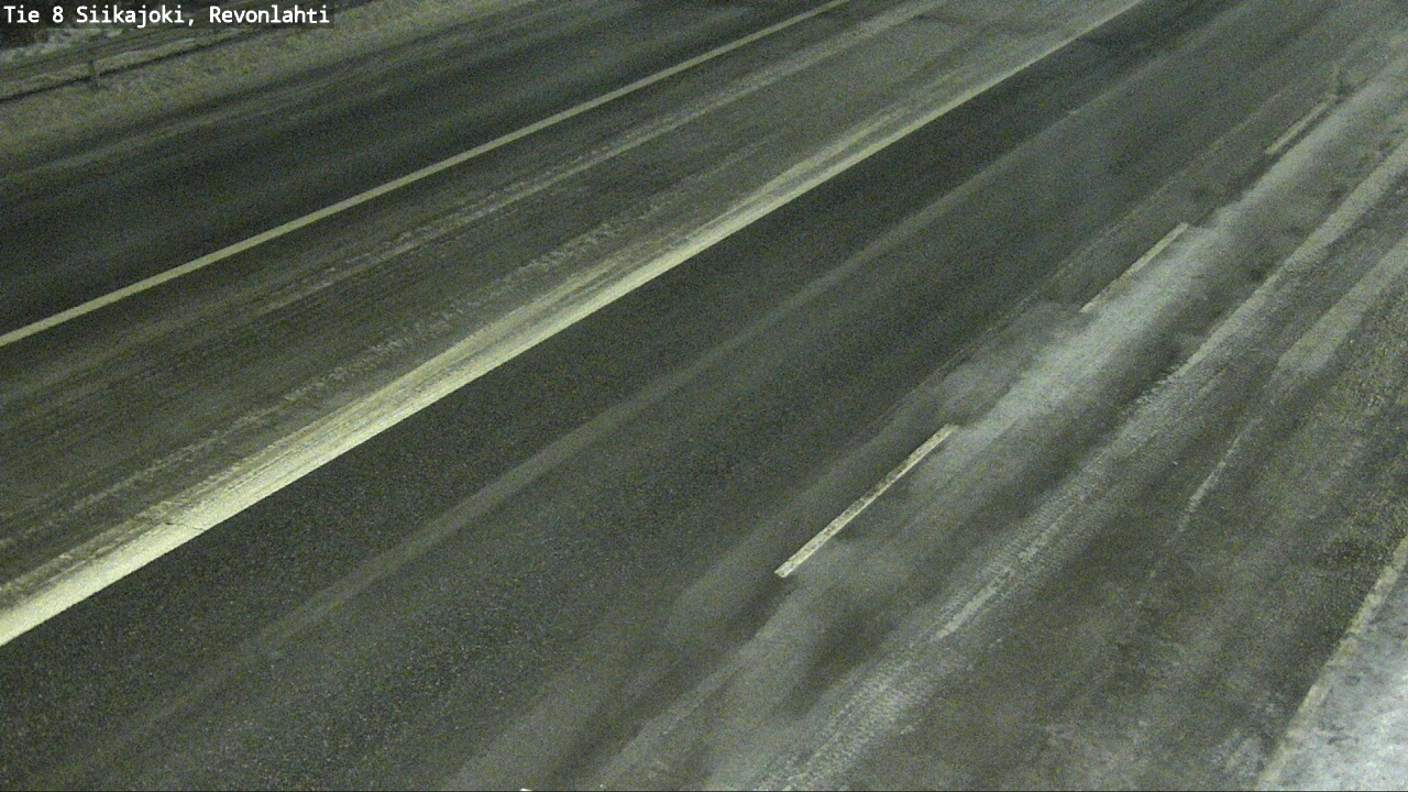 Weather Camera Image Road 8 Siikajoki, Revonlahti, Siikajoki, Pohjois-Pohjanmaa