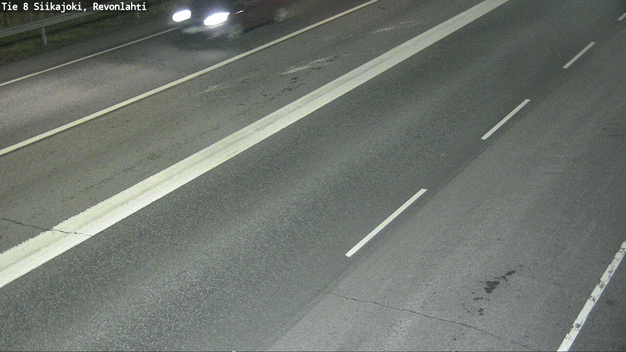 Weather Camera Image Road 8 Siikajoki, Revonlahti, Siikajoki, Pohjois-Pohjanmaa
