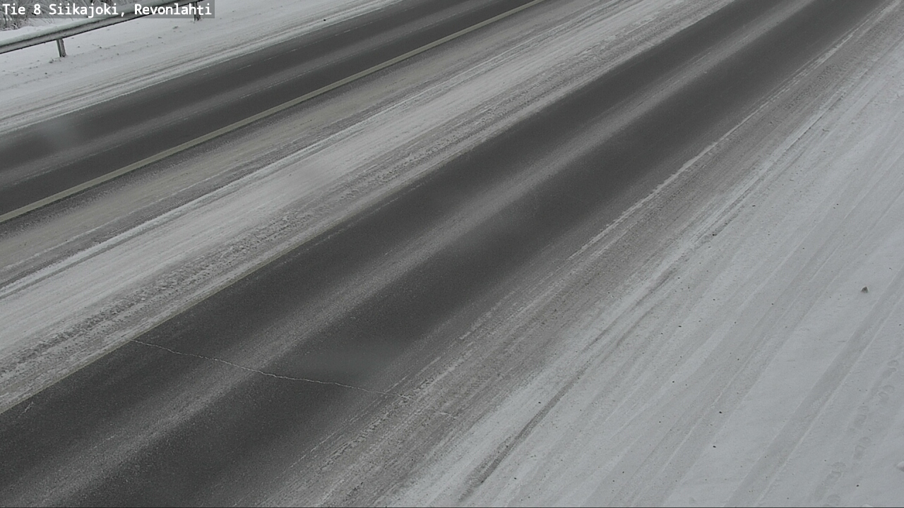 Weather Camera Image Road 8 Siikajoki, Revonlahti, Siikajoki, Pohjois-Pohjanmaa