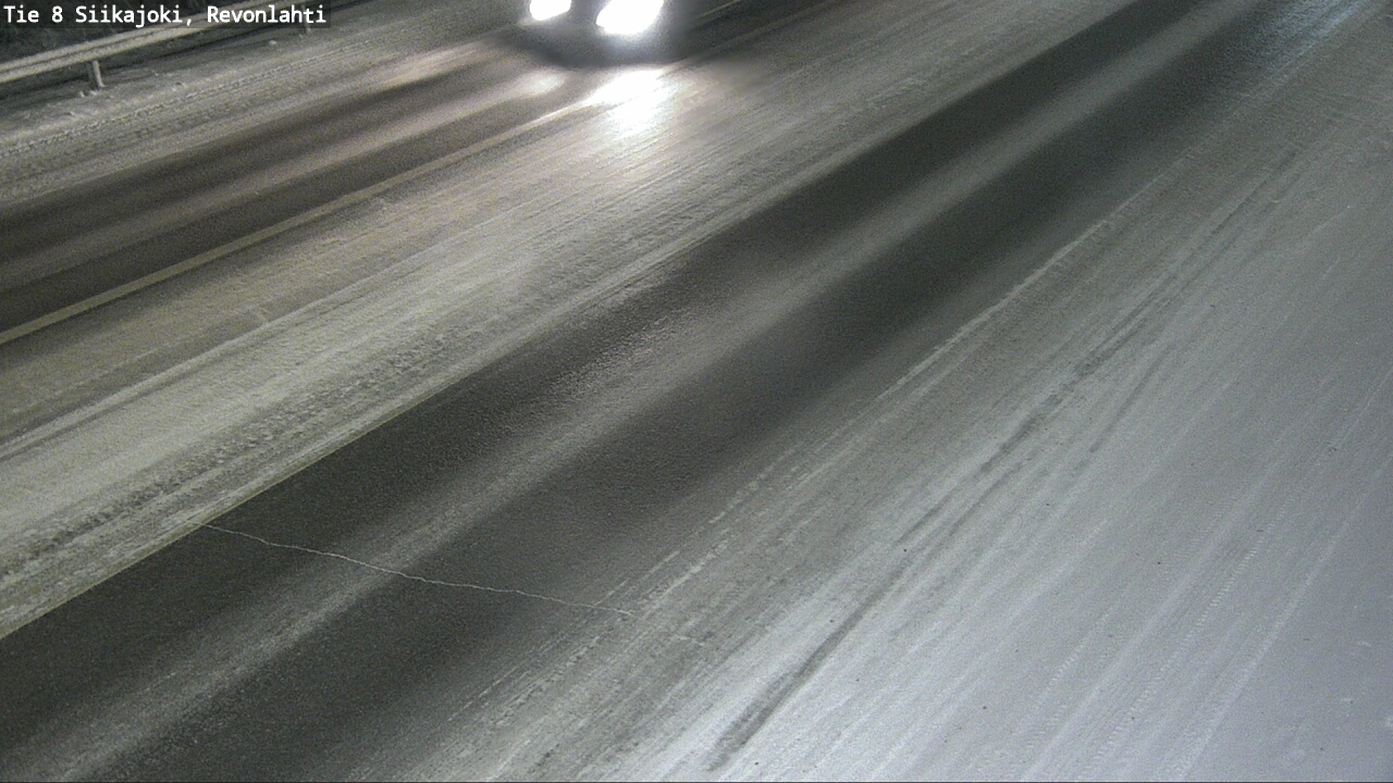 Weather Camera Image Road 8 Siikajoki, Revonlahti, Siikajoki, Pohjois-Pohjanmaa
