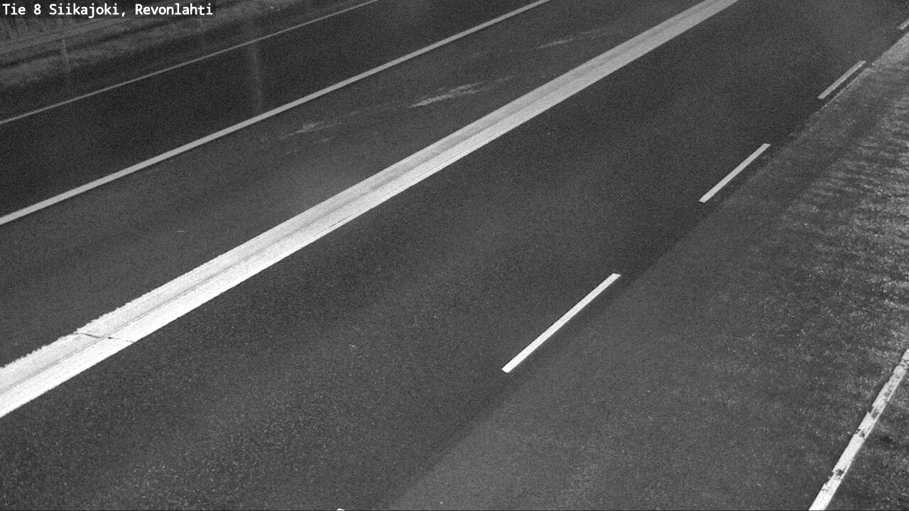 Weather Camera Image Road 8 Siikajoki, Revonlahti, Siikajoki, Pohjois-Pohjanmaa