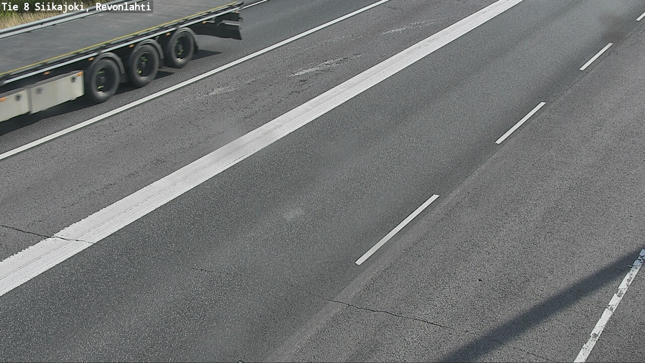 Weather Camera Image Road 8 Siikajoki, Revonlahti, Siikajoki, Pohjois-Pohjanmaa