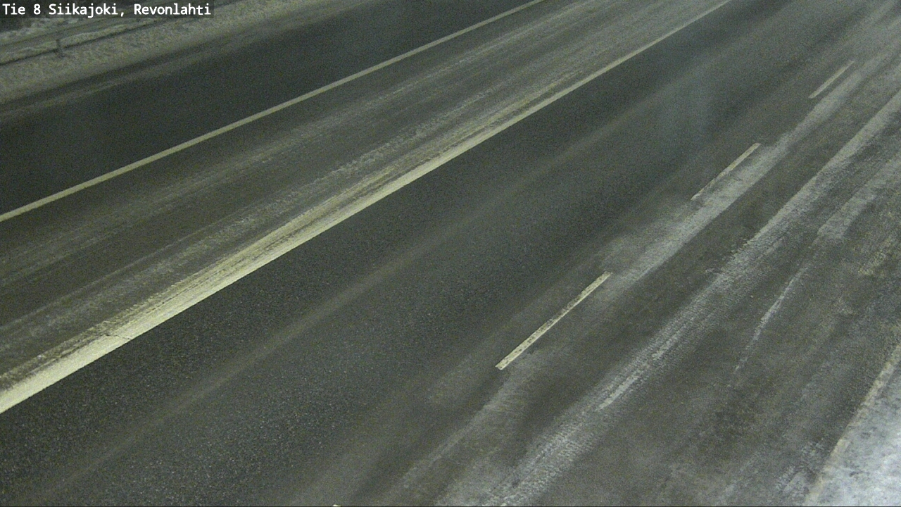 Weather Camera Image Road 8 Siikajoki, Revonlahti, Siikajoki, Pohjois-Pohjanmaa