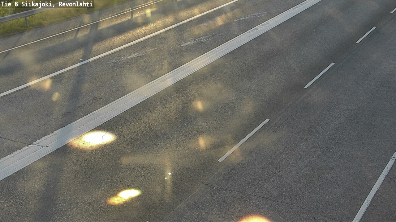 Weather Camera Image Road 8 Siikajoki, Revonlahti, Siikajoki, Pohjois-Pohjanmaa