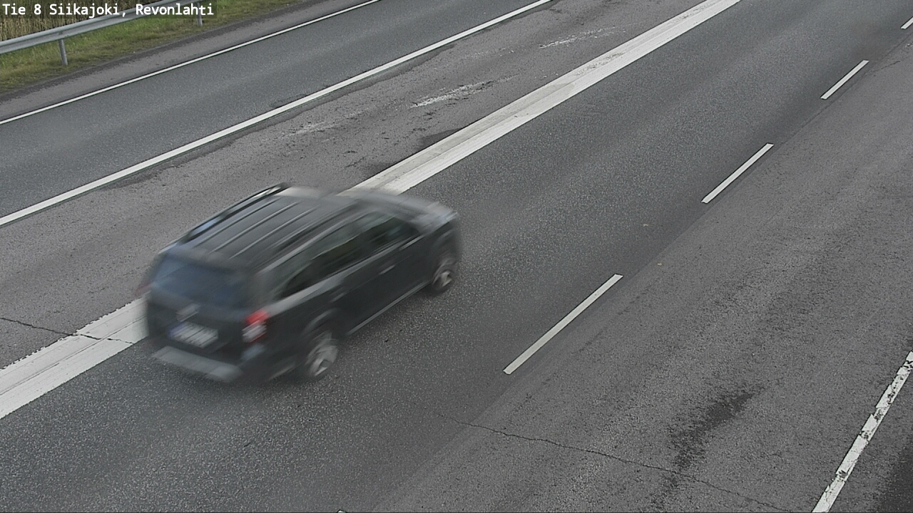 Weather Camera Image Road 8 Siikajoki, Revonlahti, Siikajoki, Pohjois-Pohjanmaa