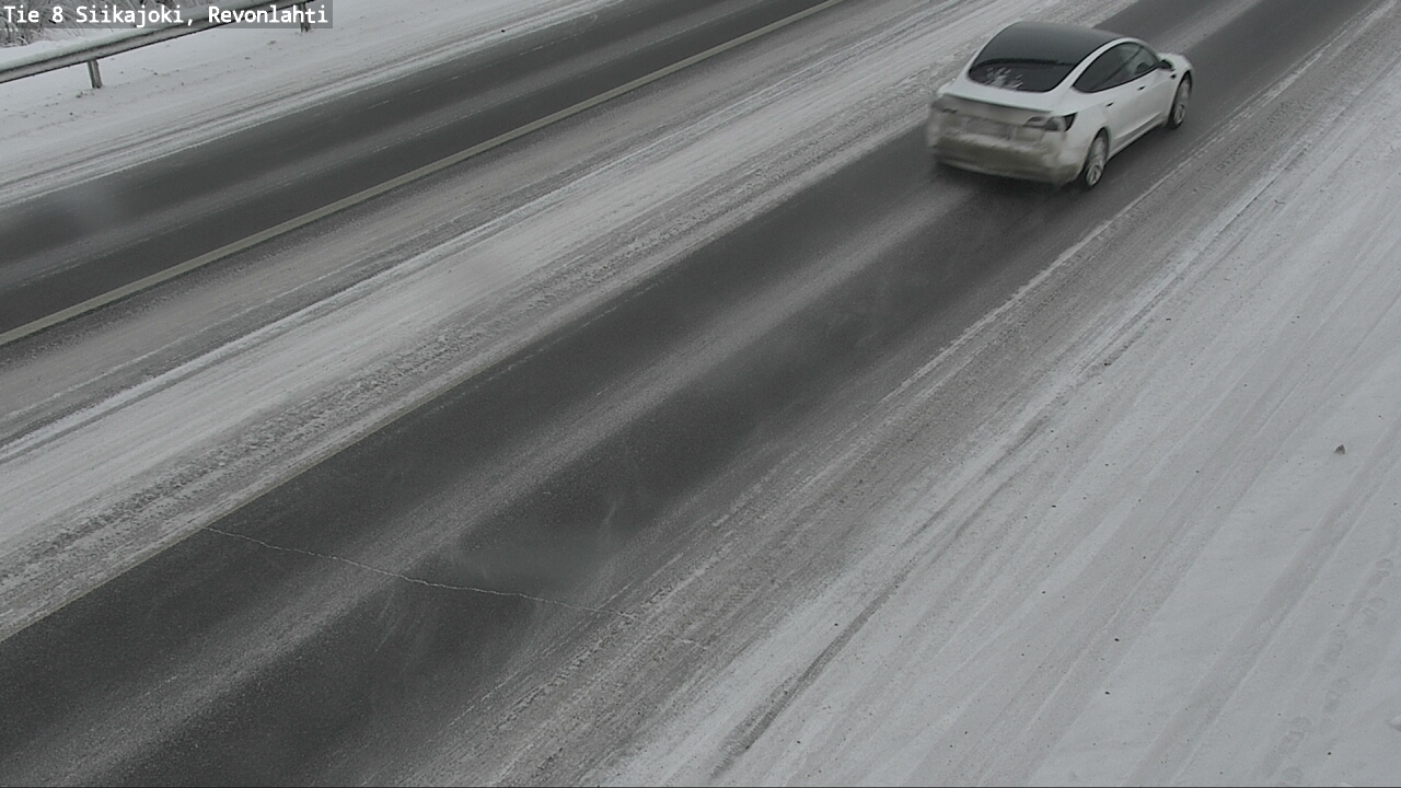 Weather Camera Image Road 8 Siikajoki, Revonlahti, Siikajoki, Pohjois-Pohjanmaa
